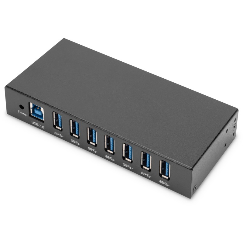 Buy Digitus DA-70258-1 USB 3.0 Hub 7-Port - DA-70258-1 - (Black, Metal housing, ... in Cyprus, Nicosia, Limassol, Larnaka, Pafos
