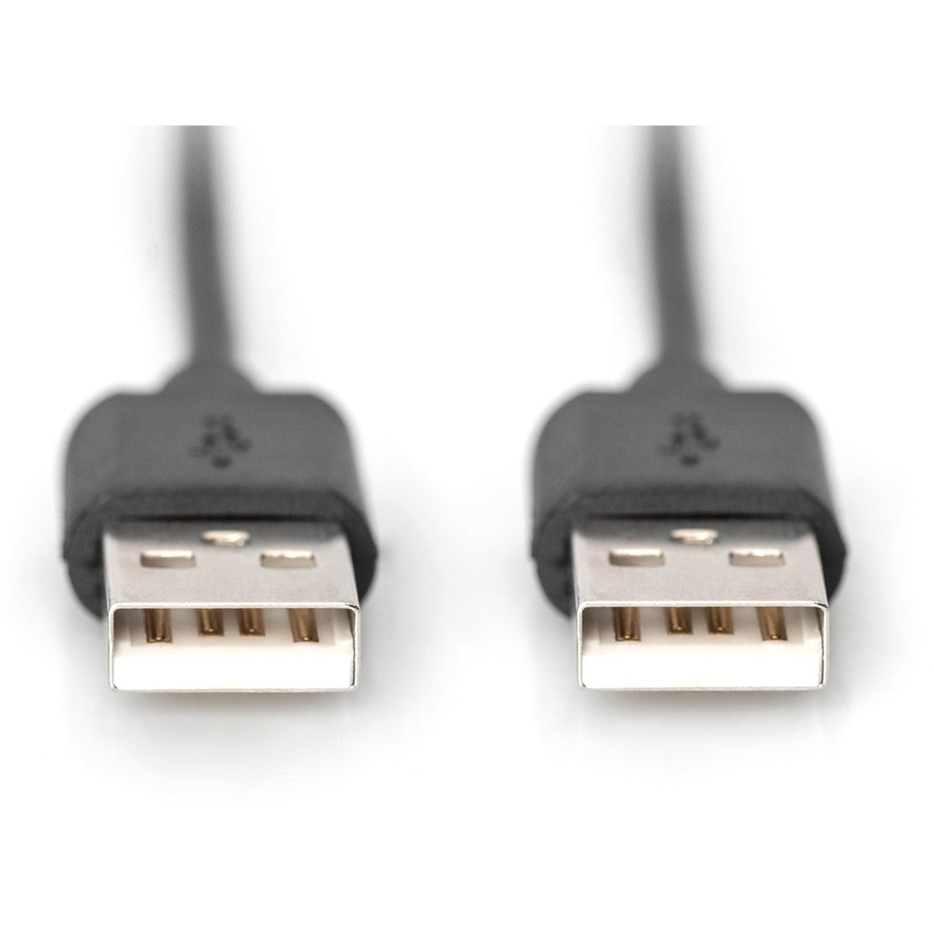 DIGITUS USB 2.0 A-A Cable - 1.8 m - Black Stainless Steel — Buy in Cyprus with Fast Delivery
