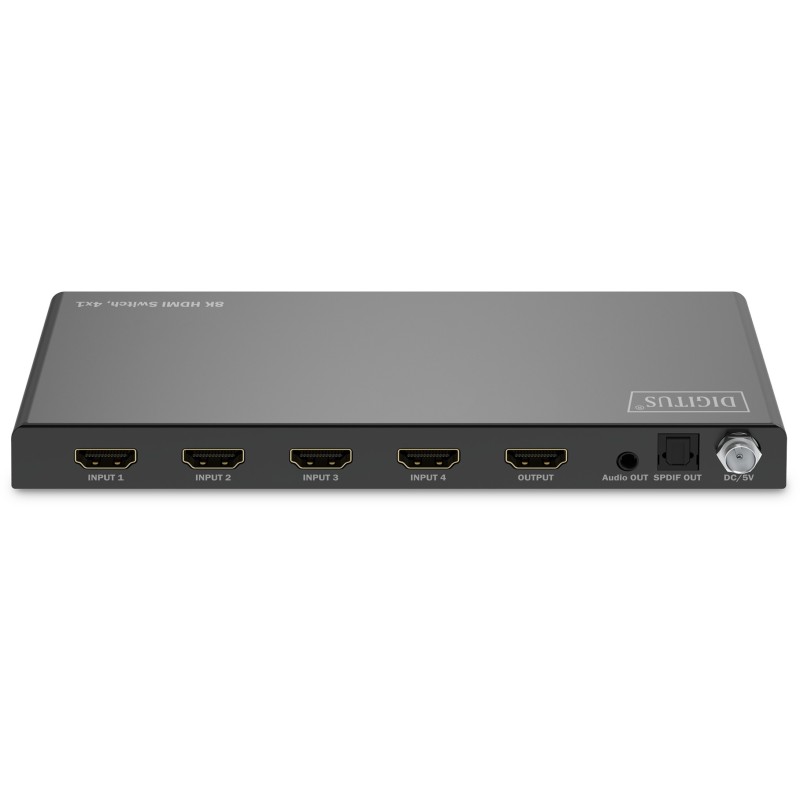Buy DIGITUS HDMI Switch 4x1 8K60Hz - 4x1 HDMI Switch with 8K/60Hz in Cyprus, Nicosia, Limassol, Larnaka, Pafos