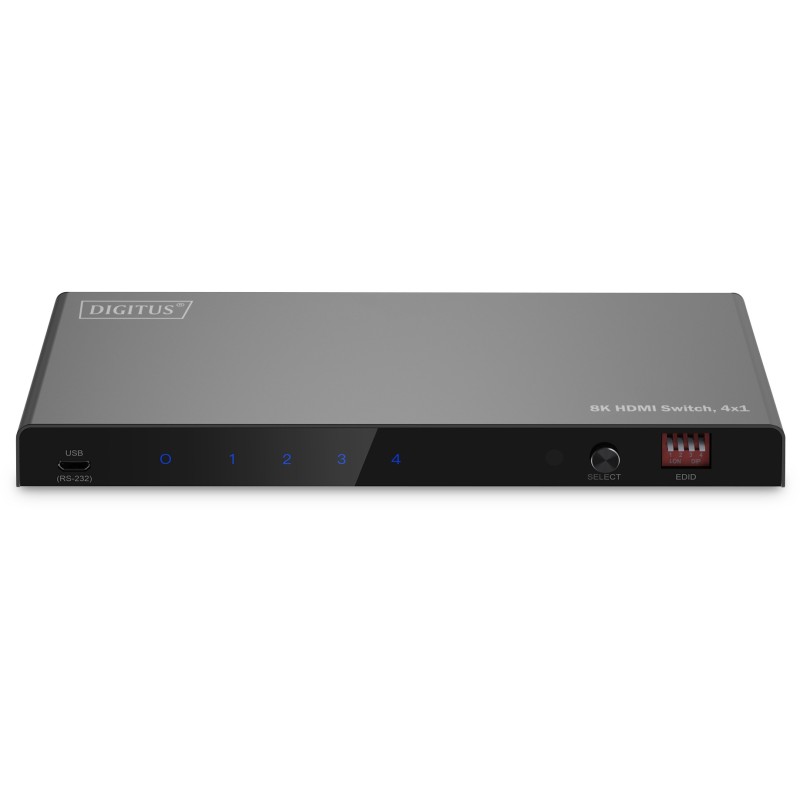 Buy DIGITUS HDMI Switch 4x1 8K60Hz - 4x1 HDMI Switch with 8K/60Hz in Cyprus, Nicosia, Limassol, Larnaka, Pafos
