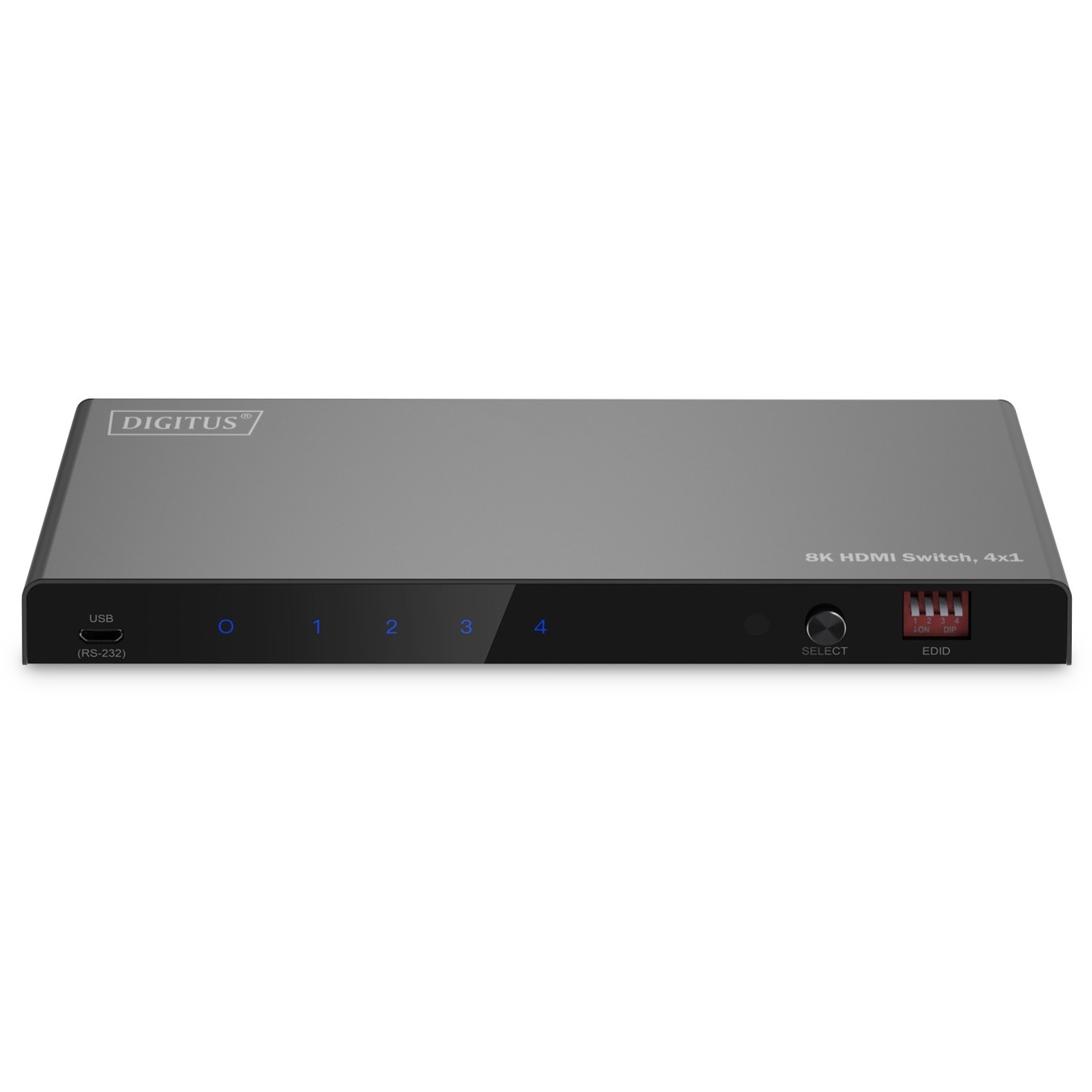 DIGITUS HDMI Switch 4x1 8K60Hz - 4x1 HDMI Switch with 8K/60Hz — Buy in Cyprus with Fast Delivery