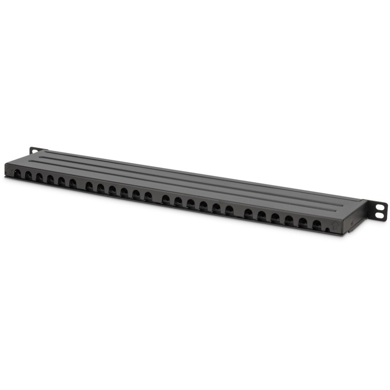 Buy DIGITUS Patchpanel 0.5U 24-Port Cat6a Shielded Black - Characteristics (Black) in Cyprus, Nicosia, Limassol, Larnaka, Pafos