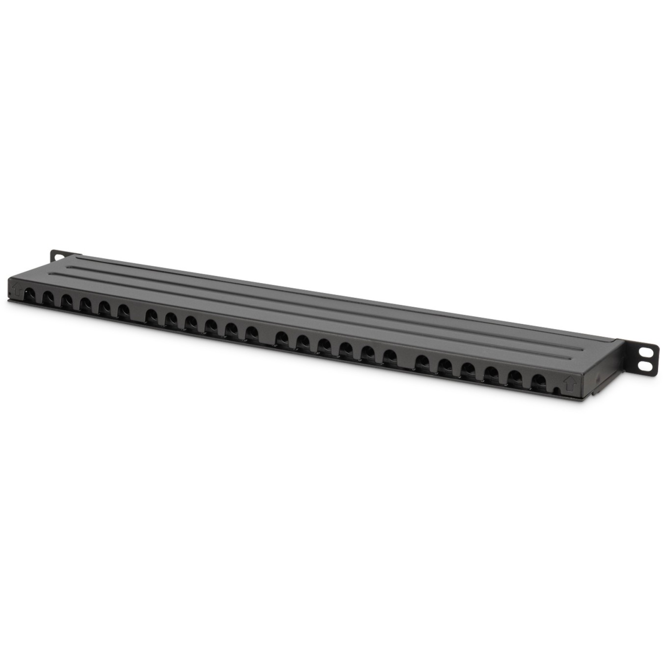 DIGITUS Patchpanel 0.5U 24-Port Cat6a Shielded Black - Characteristics (Black) — Buy in Cyprus with Fast Delivery
