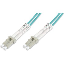 DIGITUS LWL Patchkabel LC to LC - 20 m OM3 Multimode Duplex Aqua — Buy in Cyprus with Fast Delivery