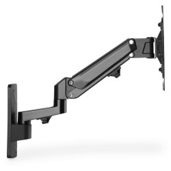 Buy Monitor Wall Mount for 1 Monitor, 43 inch, 23 kg Gas Spring - DA-90428 - Black in Cyprus, Nicosia, Limassol, Larnaka, Pafos