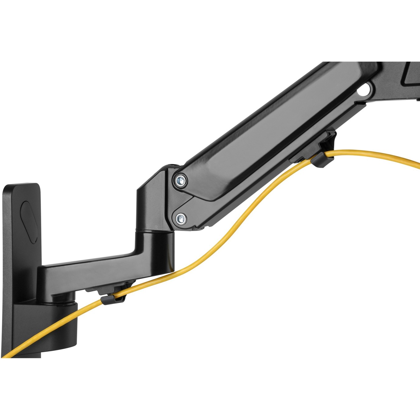 Monitor Wall Mount for 1 Monitor, 43 inch, 23 kg Gas Spring - DA-90428 - Black — Buy in Cyprus with Fast Delivery