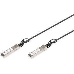 Buy SFP+ DAC Cable 10G 3.0m - Black, AWG30, MSA in Cyprus, Nicosia, Limassol, Larnaka, Pafos