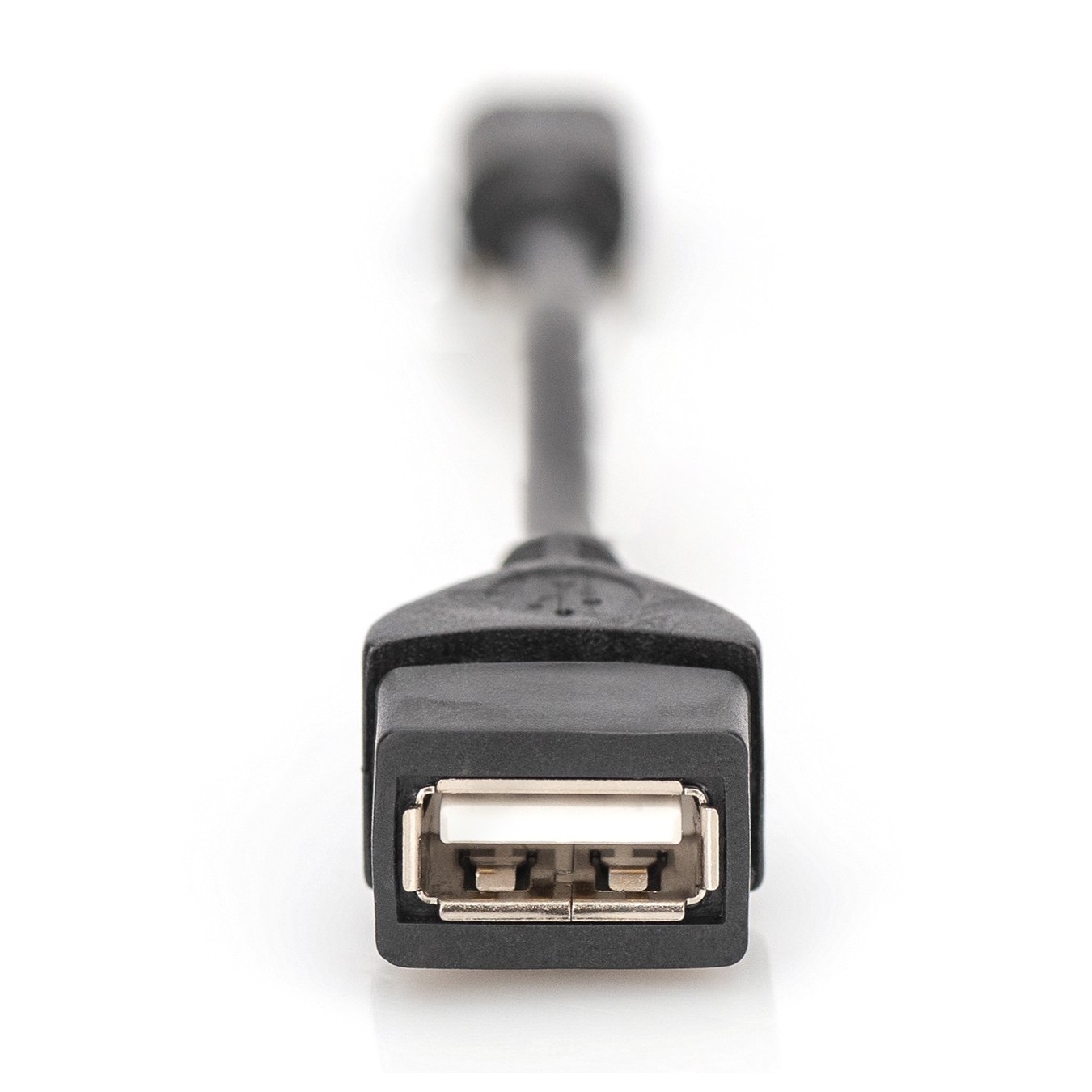 DIGITUS USB 2.0 OTG Adapter - Mini-B Male to USB-A Female - 0.2m - Black — Buy in Cyprus with Fast Delivery