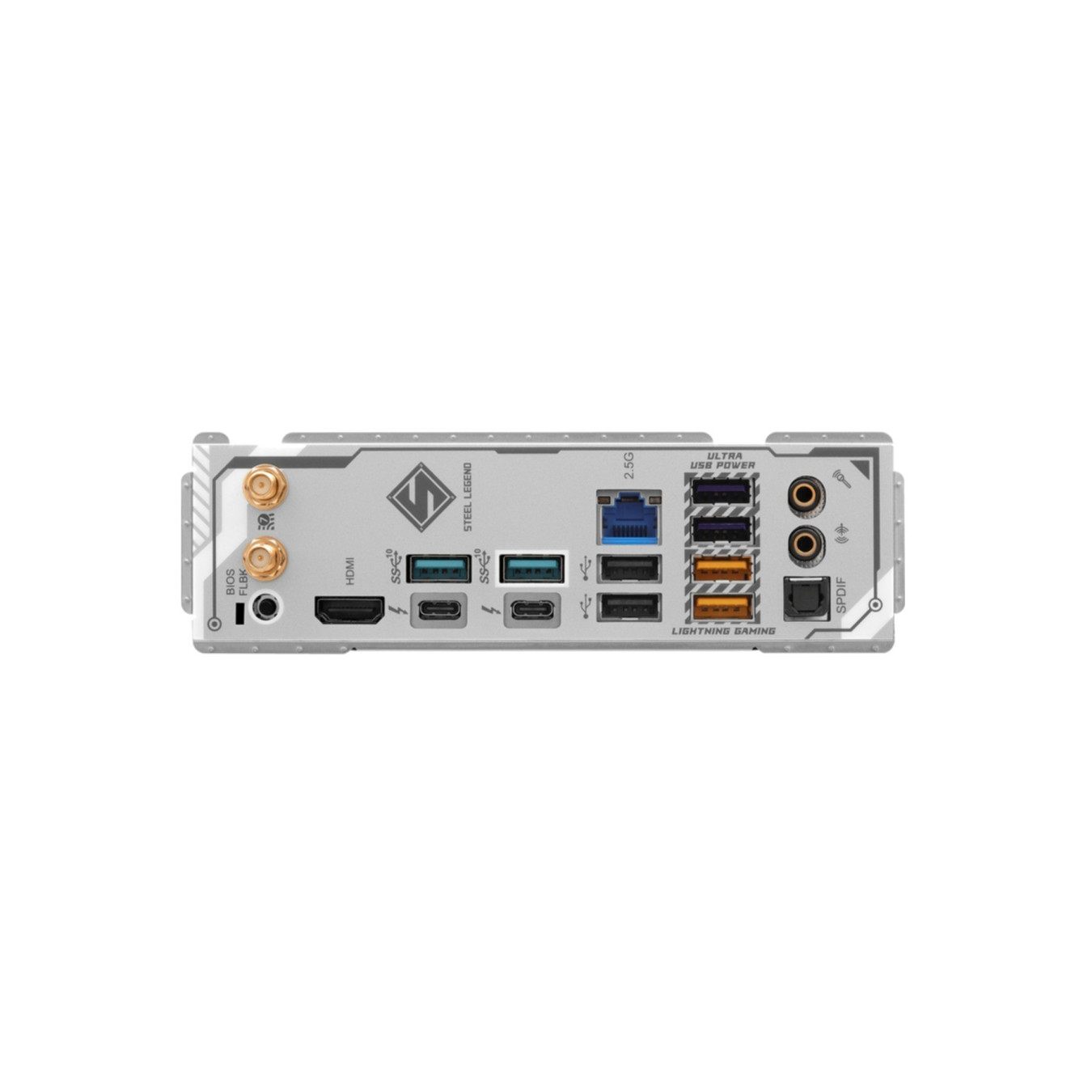 ASRock Z890 Steel Legend WiFi - LGA1851 ATX Motherboard - White, DDR5, 4x DIMM (256GB), Wi‑Fi 7, 2.5Gb LAN