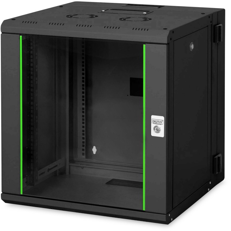 Buy DIGITUS Wall Mount Cabinet Unique Series 12U 643x600x600mm Black in Cyprus, Nicosia, Limassol, Larnaka, Pafos