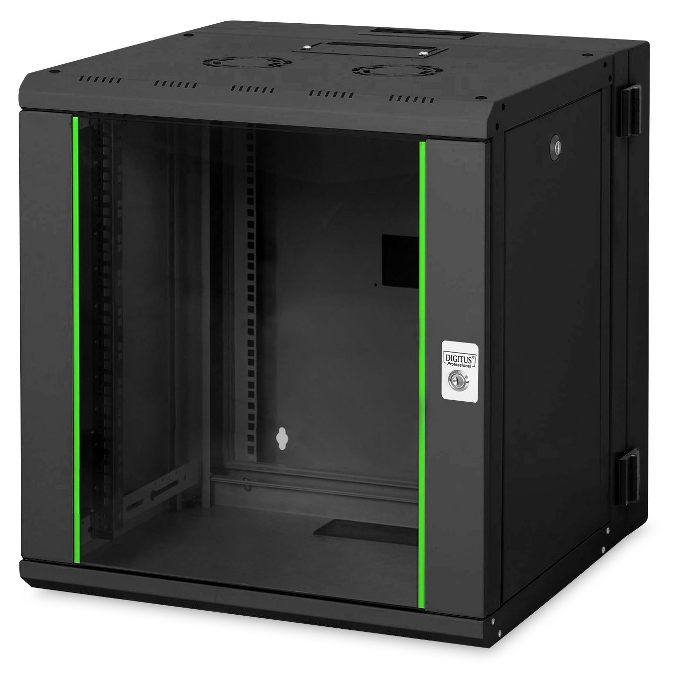 DIGITUS Wall Mount Cabinet Unique Series 12U 643x600x600mm Black — Buy in Cyprus with Fast Delivery