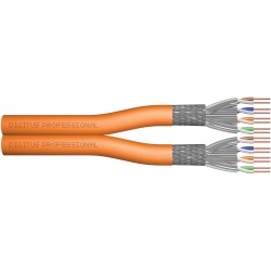 Buy Digitus Instal-kab Cat7 SFTP Twisted Pair Ethernet Cable - 100 m, AWG23, Orange in Cyprus, Nicosia, Limassol, Larnaka, Pafos