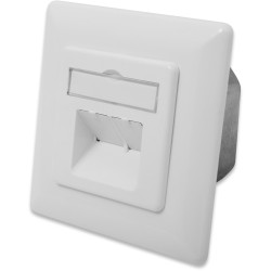 Buy DIGITUS RJ45 Dose Cat6a 2xRJ45 Shielded Surface-Mount - Signal White in Cyprus, Nicosia, Limassol, Larnaka, Pafos