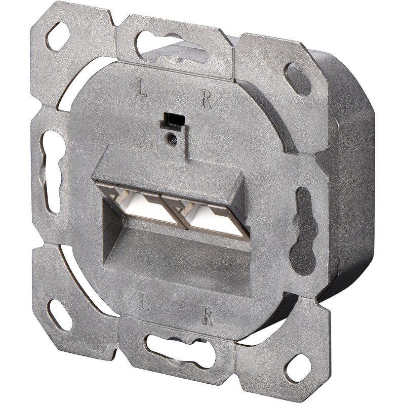 Buy DIGITUS RJ45 Dose Cat6a 2xRJ45 Shielded Surface-Mount - Signal White in Cyprus, Nicosia, Limassol, Larnaka, Pafos