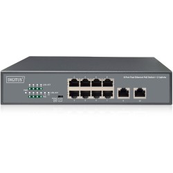 Buy Digitus Switch 8-Port 10/100 PoE Unmanaged - Black - 120W Budget in Cyprus, Nicosia, Limassol, Larnaka, Pafos