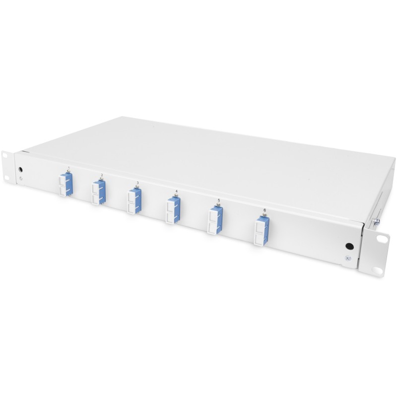 Buy DIGITUS Fibre Splice Box 1U - 6x SC DX OS2 - Grey in Cyprus, Nicosia, Limassol, Larnaka, Pafos