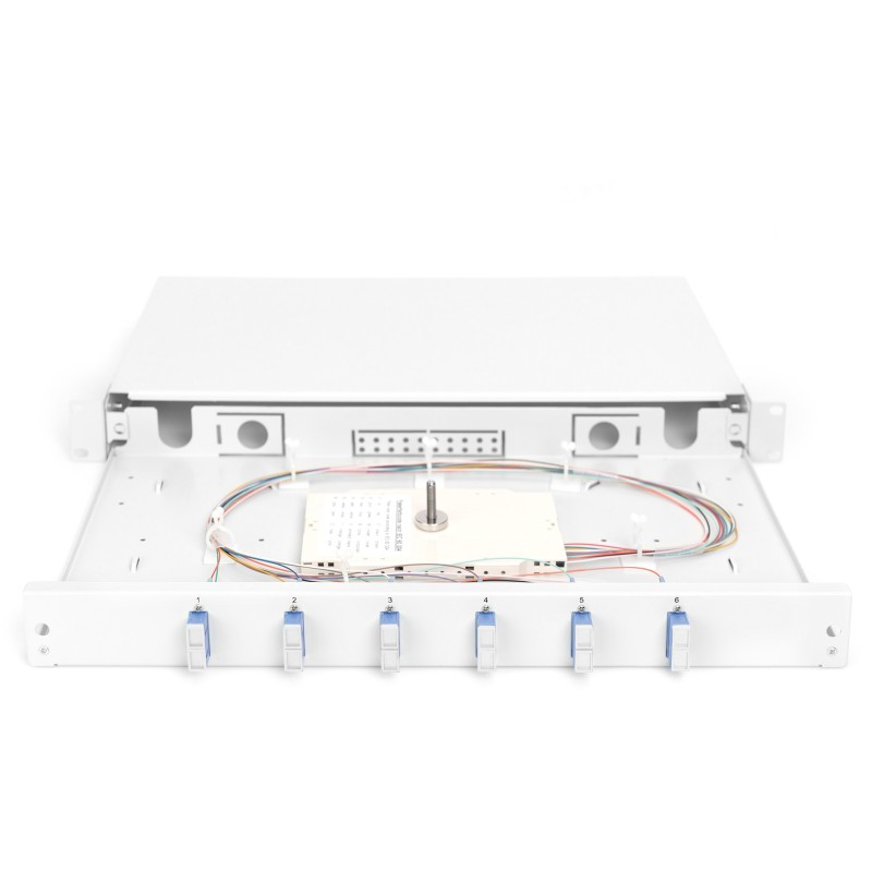 Buy DIGITUS Fibre Splice Box 1U - 6x SC DX OS2 - Grey in Cyprus, Nicosia, Limassol, Larnaka, Pafos