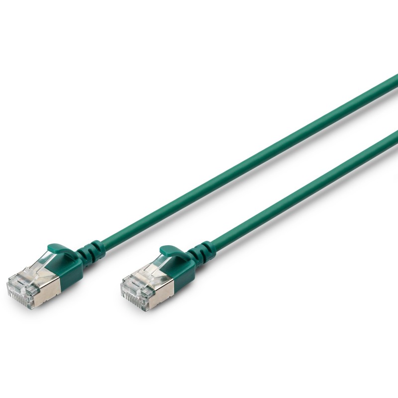 Buy DIGITUS Patch Cable Cat6A F/FTP Slim 1.50 m Green in Cyprus, Nicosia, Limassol, Larnaka, Pafos