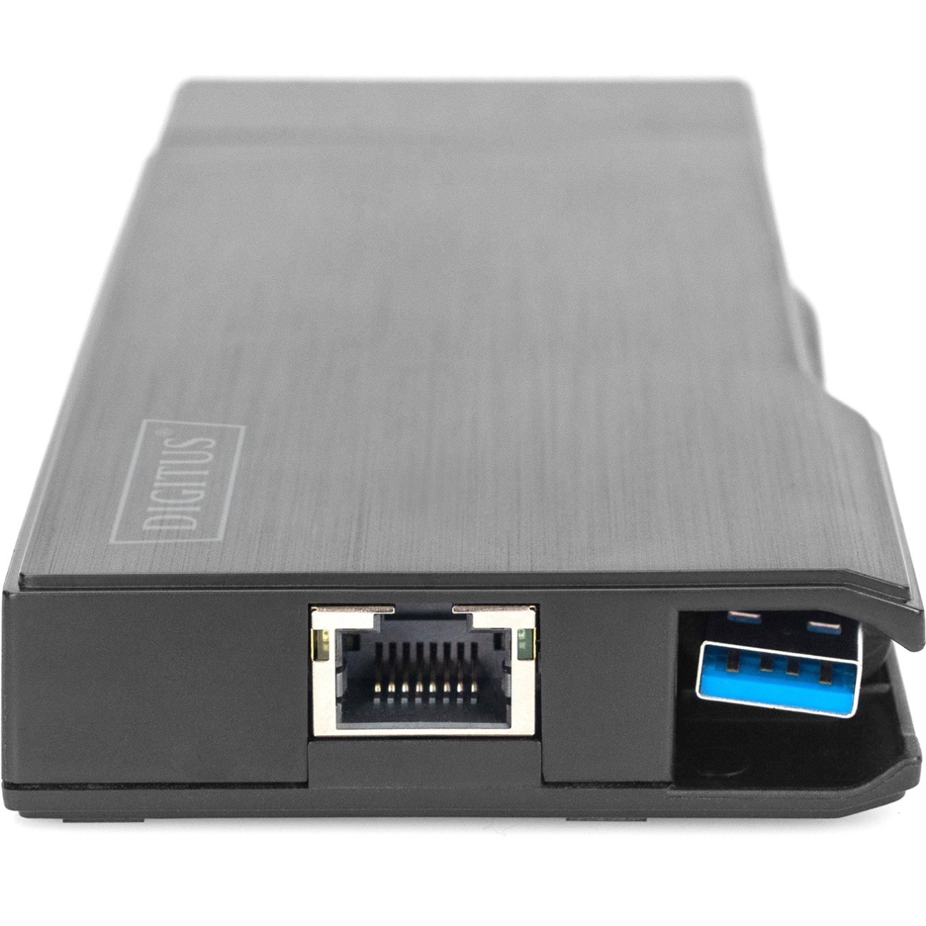 Digitus Travel Docking Station VGA/HDMI Grey - USB 3.2 Gen 1 Type-A, 2x USB-A, Gigabit Ethernet, MicroSD/SD