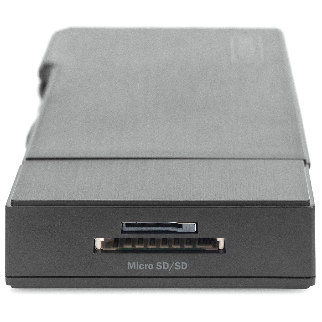 Digitus Travel Docking Station VGA/HDMI Grey - USB 3.2 Gen 1 Type-A, 2x USB-A, Gigabit Ethernet, MicroSD/SD