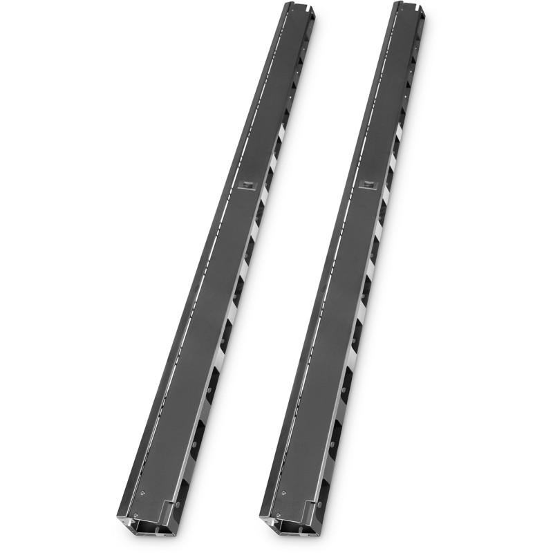 Buy Cable Management Panel for 42U Network & Server Cabinets - Black Steel - 2 pcs in Cyprus, Nicosia, Limassol, Larnaka, Pafos