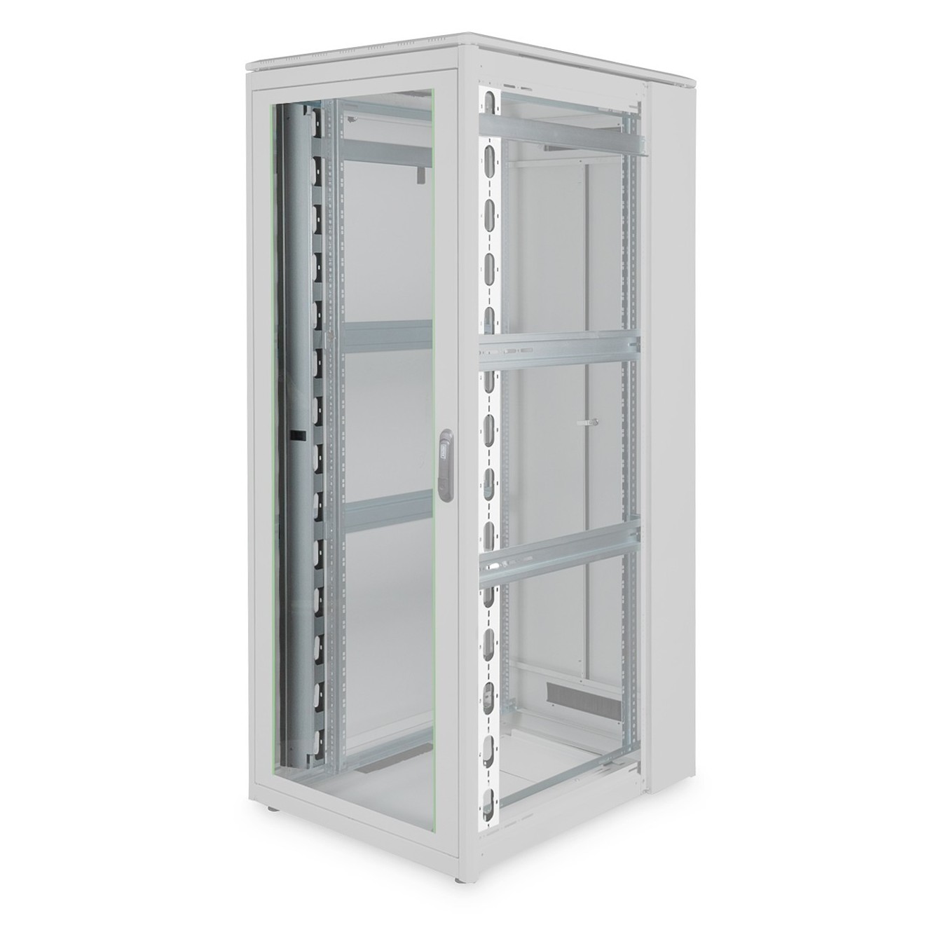 Cable Management Panel for 42U Network & Server Cabinets - Black Steel - 2 pcs — Buy in Cyprus with Fast Delivery