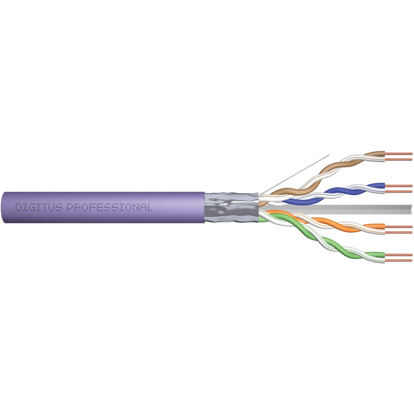 DIGITUS Instal-kab Cat6 F UTP tw.Pair 305m Violet - Cat6, F/UTP, 305 m — Buy in Cyprus with Fast Delivery