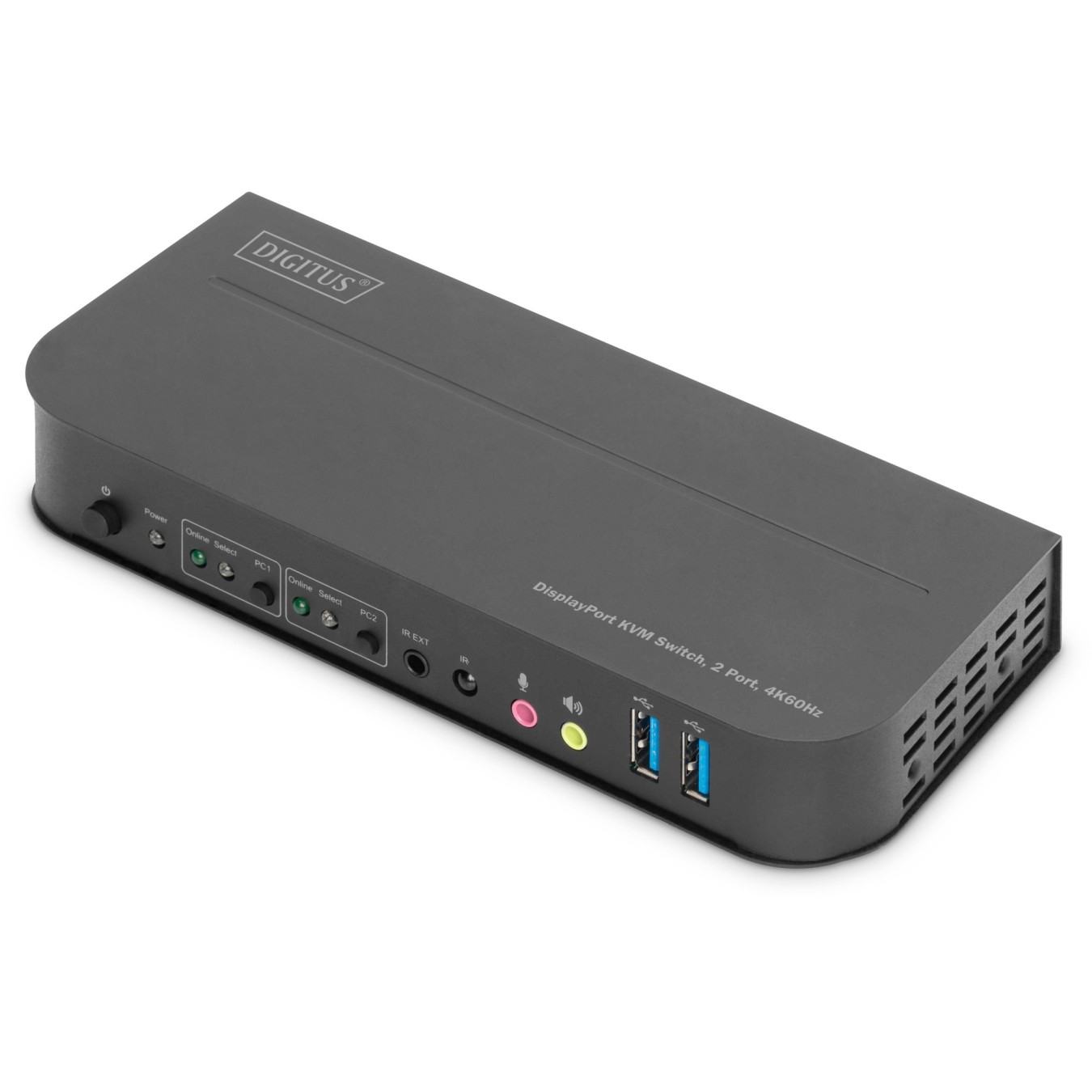 Digitus DS-12850 KVM-Switch - DS-12850 - 2-Port, 4K@60Hz, 2x DP to 1x HDMI — Buy in Cyprus with Fast Delivery
