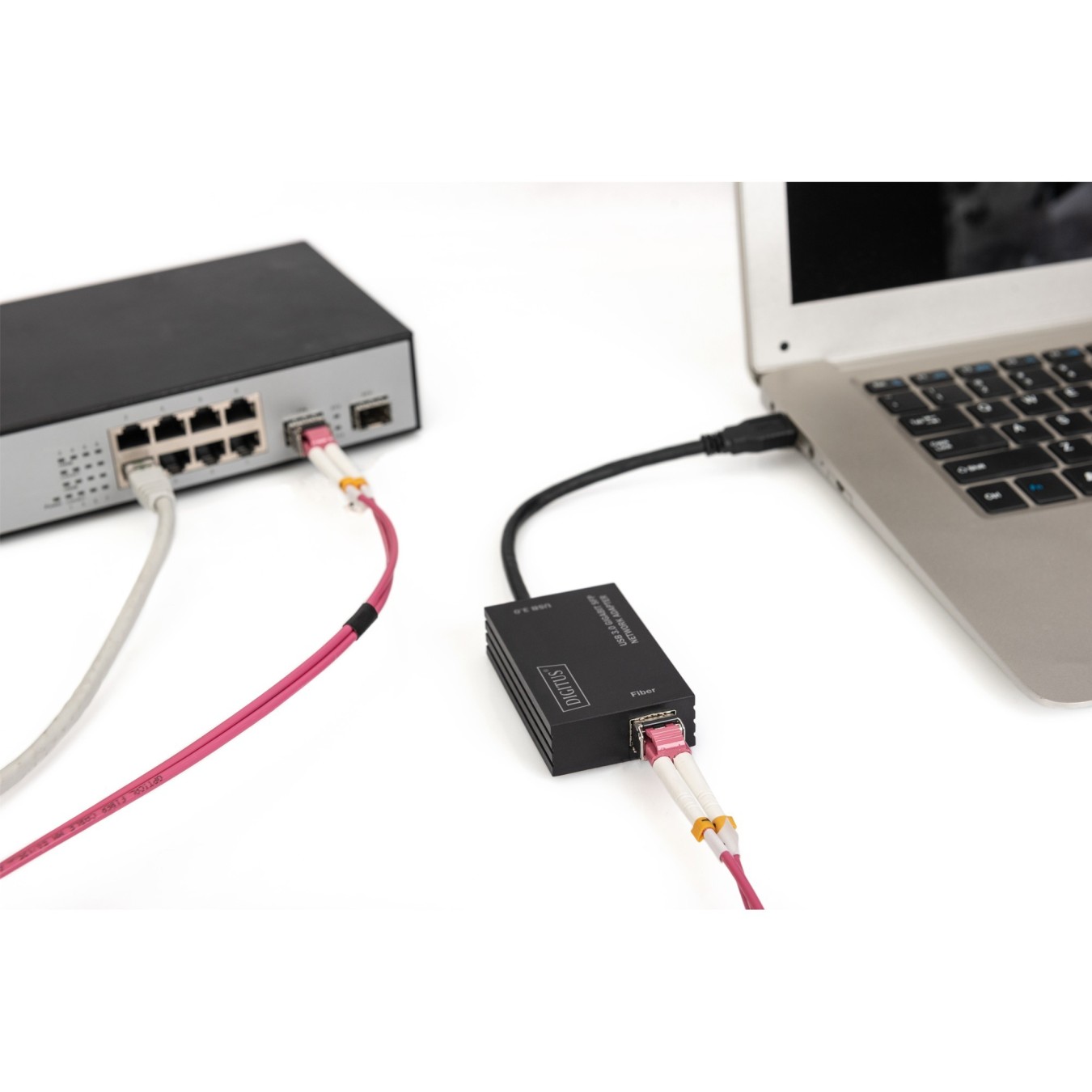 DIGITUS USB 3.0 Gigabit SFP Netzwerkadapter - USB-A 3.0 to Gigabit Ethernet — Buy in Cyprus with Fast Delivery