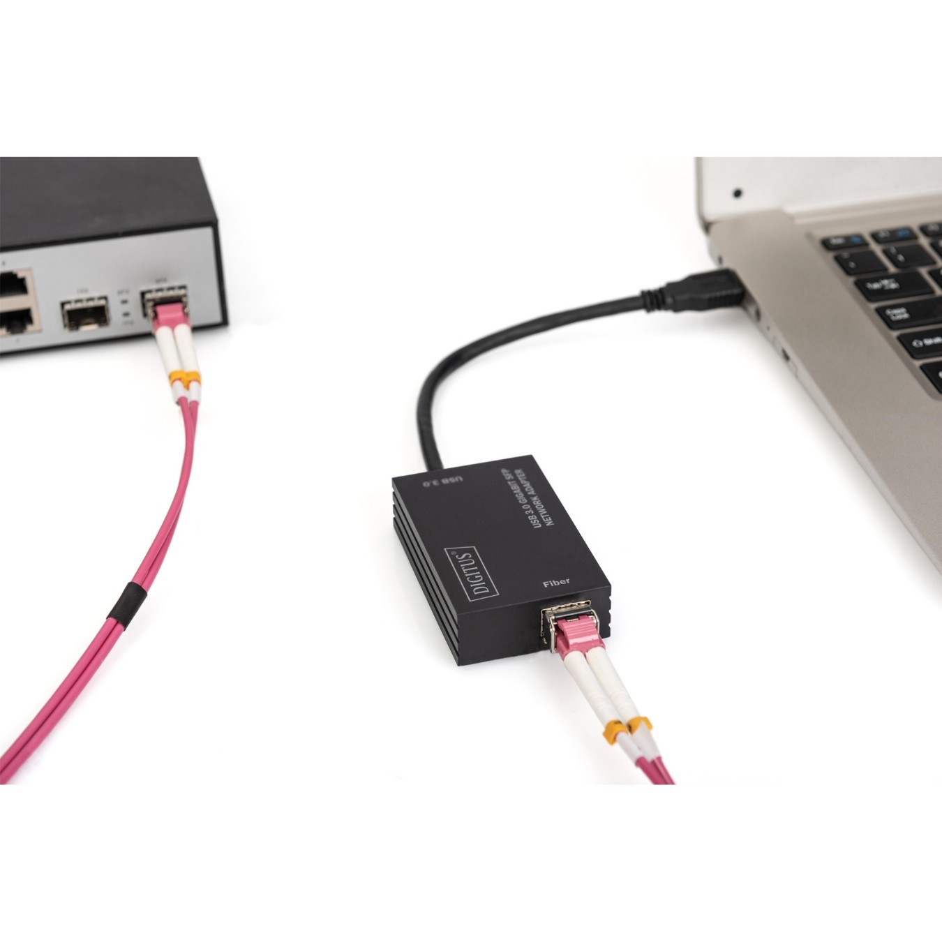 DIGITUS USB 3.0 Gigabit SFP Netzwerkadapter - USB-A 3.0 to Gigabit Ethernet — Buy in Cyprus with Fast Delivery