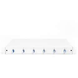 Buy DIGITUS Fiber Optic Splice Box 1U - 6x LC OS2 Gray - Rack-mount Steel Enclosure in Cyprus, Nicosia, Limassol, Larnaka, Pafos