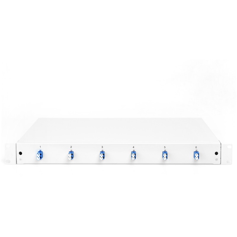 Buy DIGITUS Fiber Optic Splice Box 1U - 6x LC OS2 Gray - Rack-mount Steel Enclosure in Cyprus, Nicosia, Limassol, Larnaka, Pafos