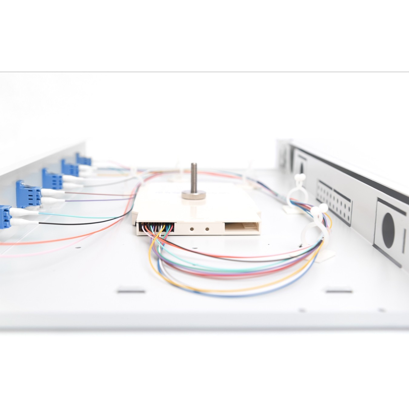 DIGITUS Fiber Optic Splice Box 1U - 6x LC OS2 Gray - Rack-mount Steel Enclosure — Buy in Cyprus with Fast Delivery