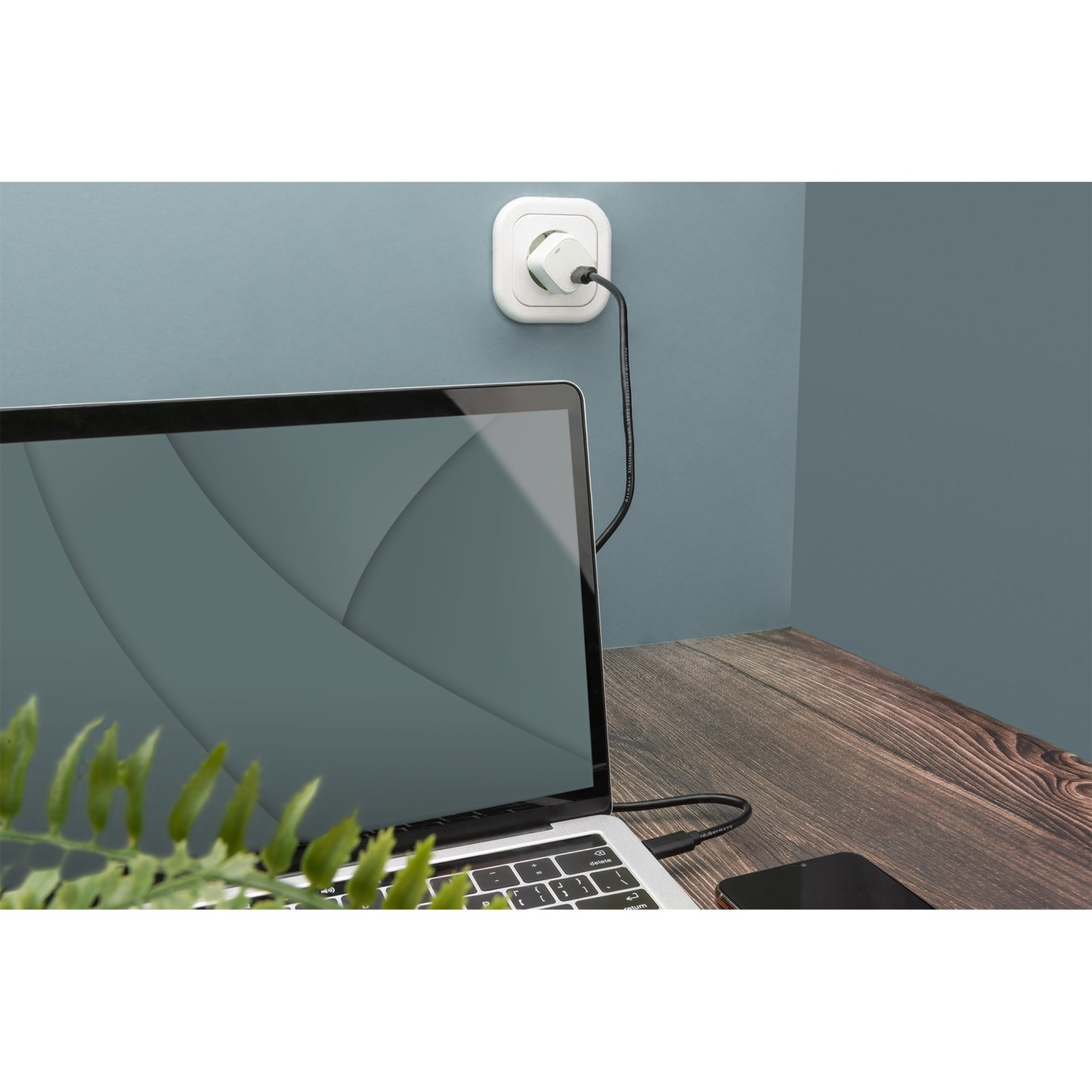 DIGITUS USB 2.0 Type-C Cable - USB-C to USB-C - 1.0 m - Black Stainless — Buy in Cyprus with Fast Delivery
