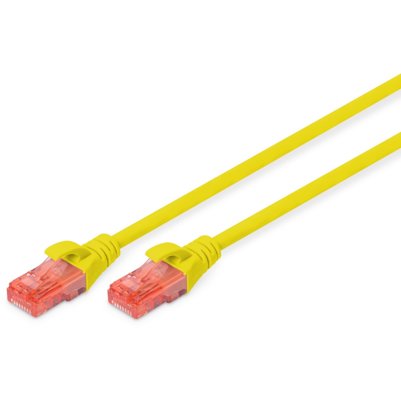 DIGITUS Patch Cable RJ45 U/UTP Cat6 - 2 m - Yellow — Buy in Cyprus with Fast Delivery