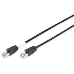 Buy Digitus Patch Cable Cat6 S/FTP 2xRJ45 2.0m Black Outdoor in Cyprus, Nicosia, Limassol, Larnaka, Pafos