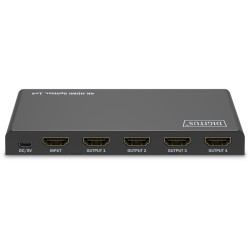 Buy DIGITUS HDMI Splitter 1x4 4K 60Hz HDCP 2.3 EDID Control - Black, Metal in Cyprus, Nicosia, Limassol, Larnaka, Pafos