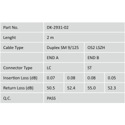 Buy Digitus LWL Patch Cable LC to ST - 2 m - Singlemode OS2, Duplex, Yellow in Cyprus, Nicosia, Limassol, Larnaka, Pafos
