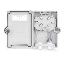 DIGITUS FTTH Box for Outdoor 2SC Simplex LC Duplex - Grey (150x215x50 mm) — Buy in Cyprus with Fast Delivery