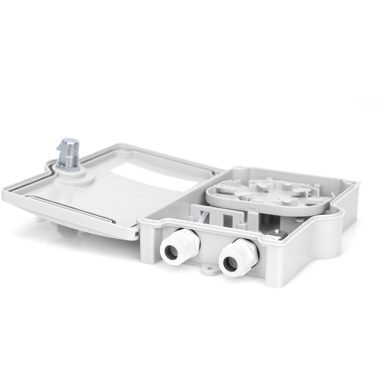 DIGITUS FTTH Box for Outdoor 2SC Simplex LC Duplex - Grey (150x215x50 mm) — Buy in Cyprus with Fast Delivery