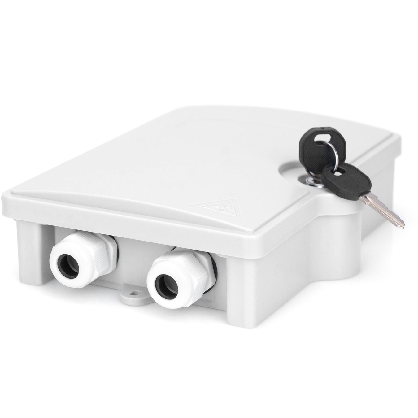 DIGITUS FTTH Box for Outdoor 2SC Simplex LC Duplex - Grey (150x215x50 mm) — Buy in Cyprus with Fast Delivery