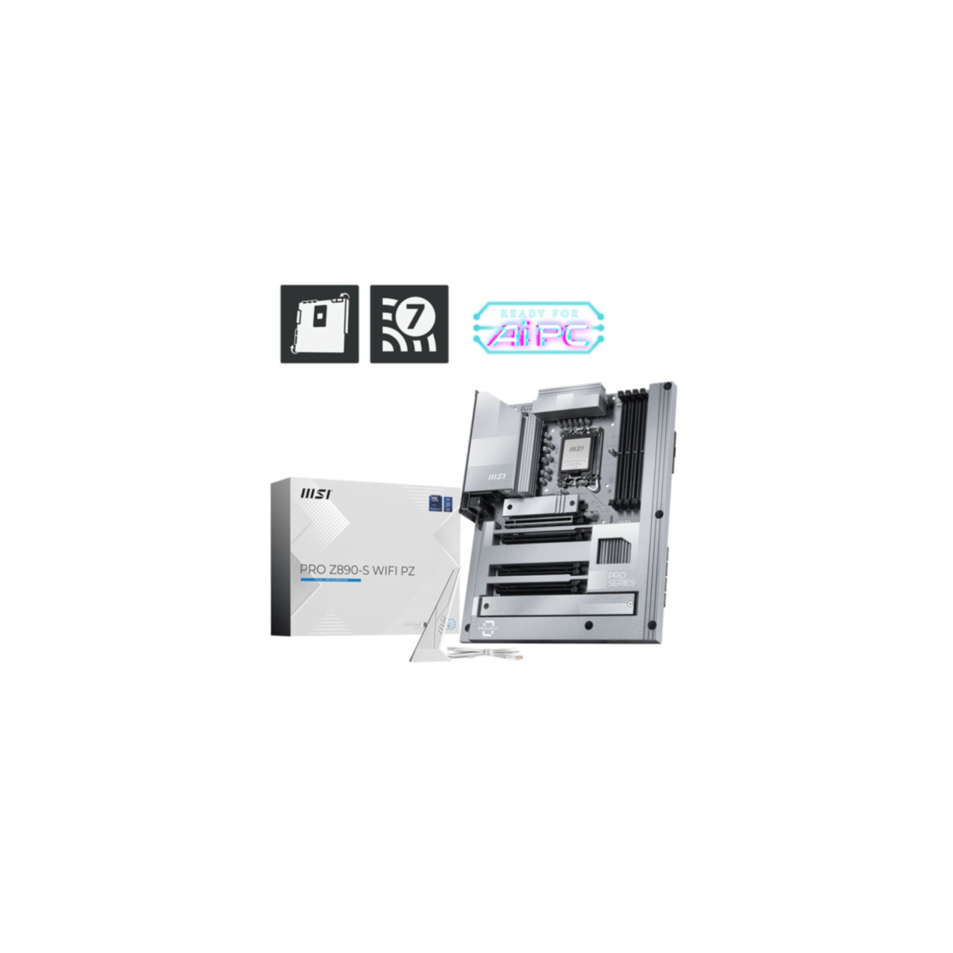 MSI Z890-S Pro WiFi PZ - ATX LGA1851 Motherboard, DDR5 up to 256GB, PCIe 5.0, RGB, 2.5GbE — Buy in Cyprus with Fast Delivery