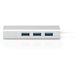 Buy DIGITUS USB-C Hub with 3-Port USB 3.0 + Gigabit Ethernet - White in Cyprus, Nicosia, Limassol, Larnaka, Pafos