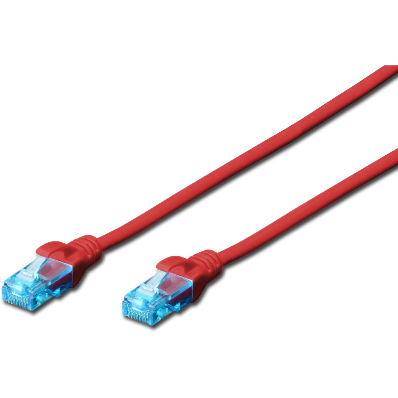 DIGITUS Patch Cable RJ45 U/UTP Cat5e 5 m - Red (5 m, Cat5e, U/UTP) — Buy in Cyprus with Fast Delivery