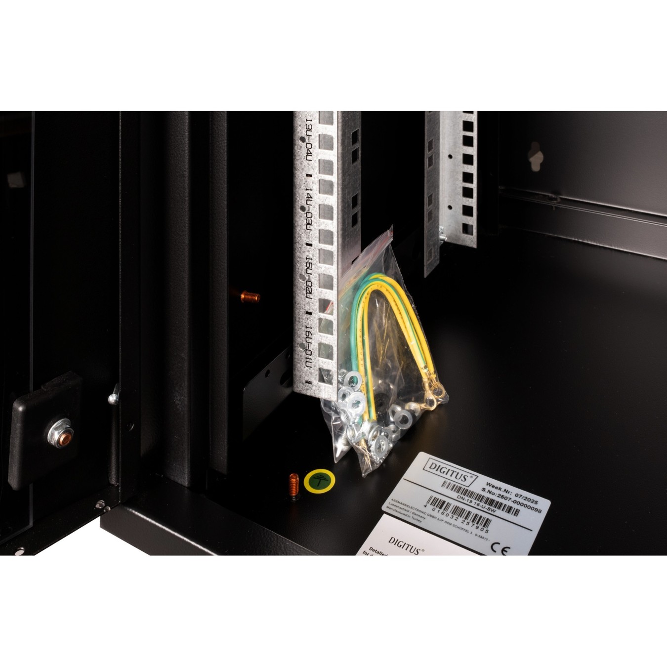 DIGITUS Wall-Mount Cabinet Unique 16U 820x600x450mm Black — Buy in Cyprus with Fast Delivery
