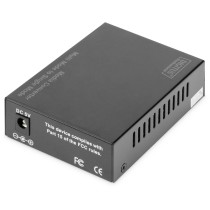 Z DIGITUS Professional Media Converter - DN-82133 - 2x SFP MM/SM, 1000Base-X in, 100/1000Base-X out, 5V, Black