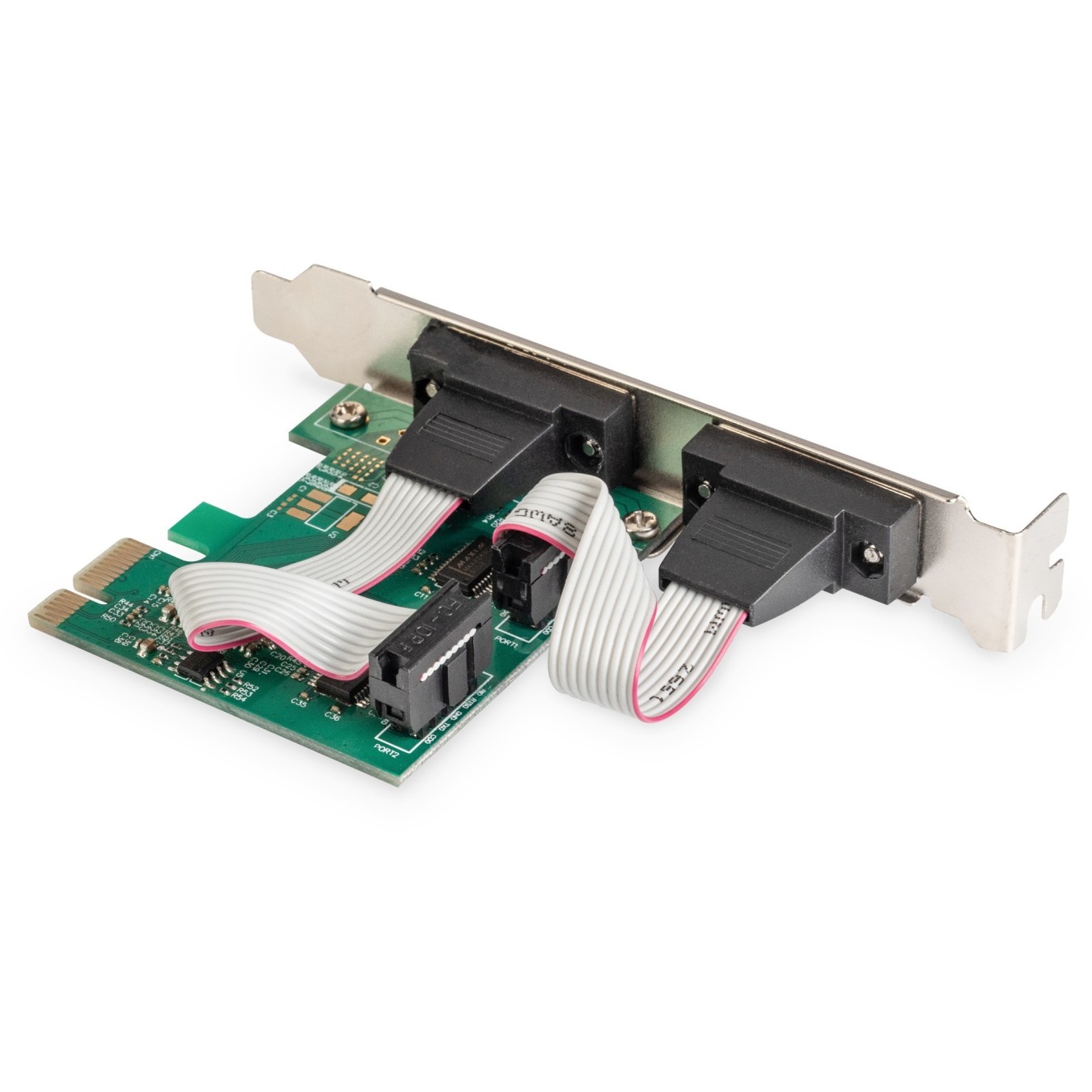 Digitus 2-Port Serial PCIe Card - RS-232 — Buy in Cyprus with Fast Delivery