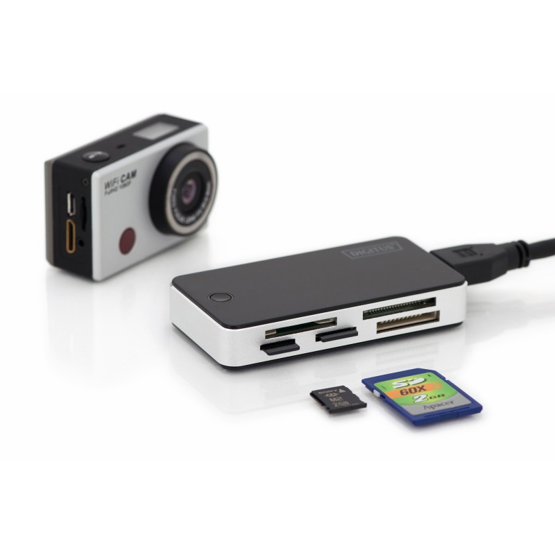 Buy DIGITUS Card Reader USB 3.0 External - (Black/White, SD + microSD, USB-A 3.0) in Cyprus, Nicosia, Limassol, Larnaka, Pafos