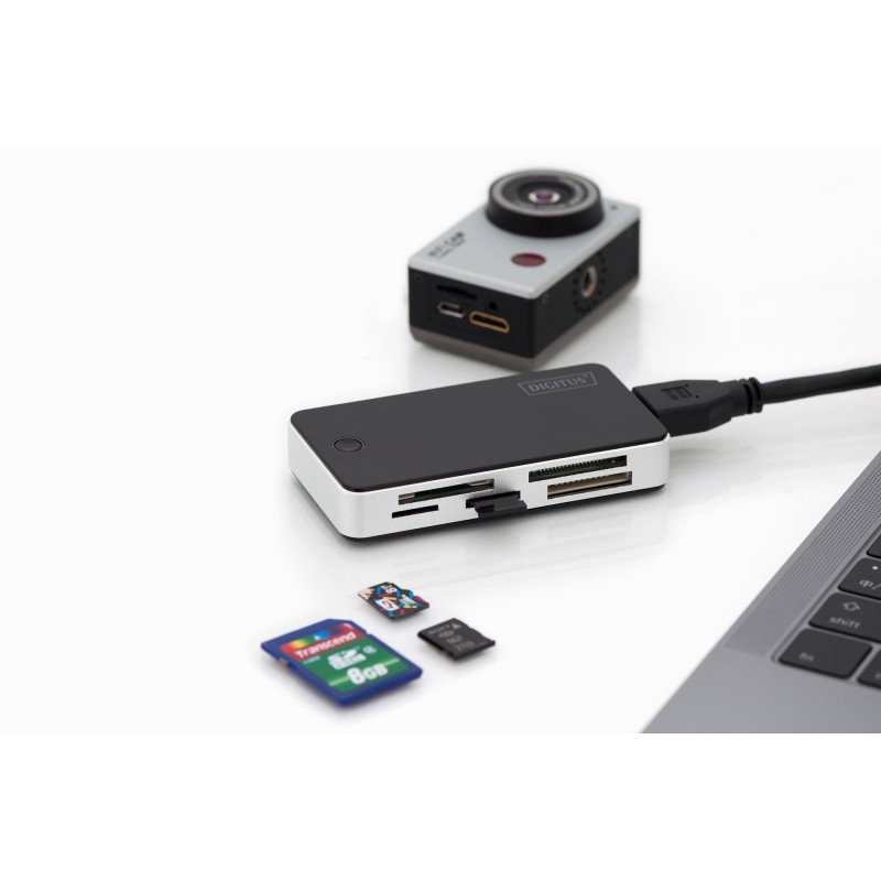 Buy DIGITUS Card Reader USB 3.0 External - (Black/White, SD + microSD, USB-A 3.0) in Cyprus, Nicosia, Limassol, Larnaka, Pafos