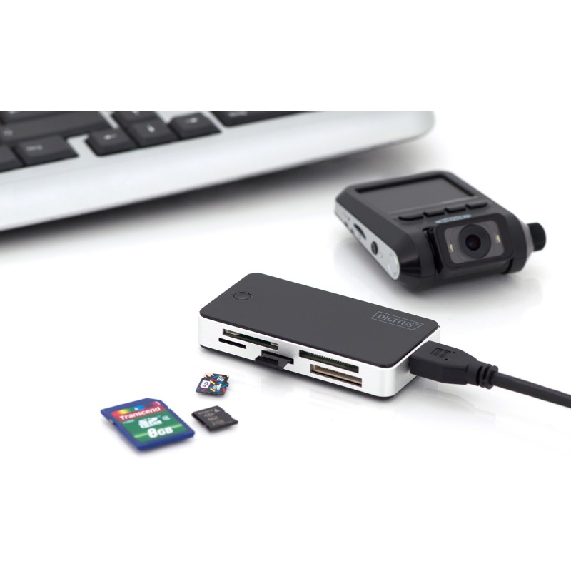 Buy DIGITUS Card Reader USB 3.0 External - (Black/White, SD + microSD, USB-A 3.0) in Cyprus, Nicosia, Limassol, Larnaka, Pafos